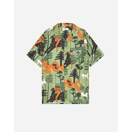 Aloha Dhanur - Loose Fit Hawaii Hemd mit Allover Print-Olow-Hemden & Blusen-ROTATION BOUTIQUE