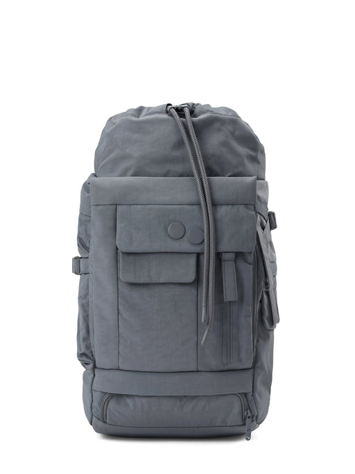Blok Medium Crinkle Grey Rucksack-Pinqponq-Rucksäcke-ROTATION BOUTIQUE BERLIN