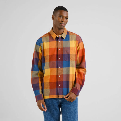 Flanellhemd RUTE CHECK-Dedicated-Hemden & Blusen-ROTATION BOUTIQUE BERLIN