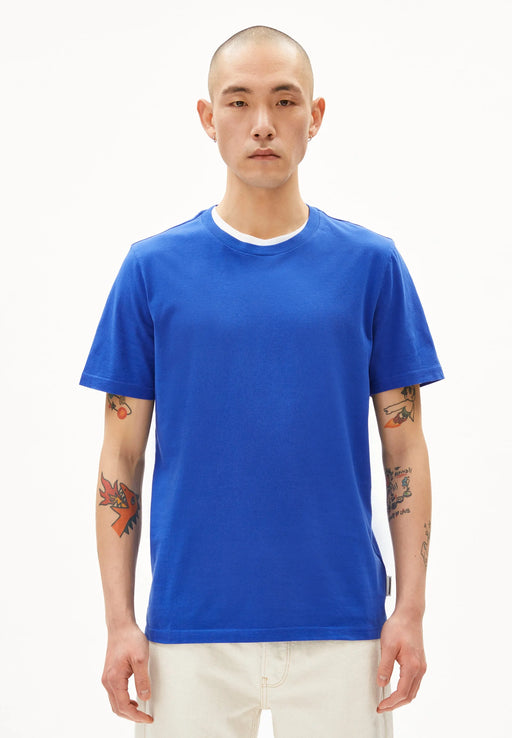 Jaames Dynamo Blue-Armedangels-T-Shirts-ROTATION BOUTIQUE BERLIN