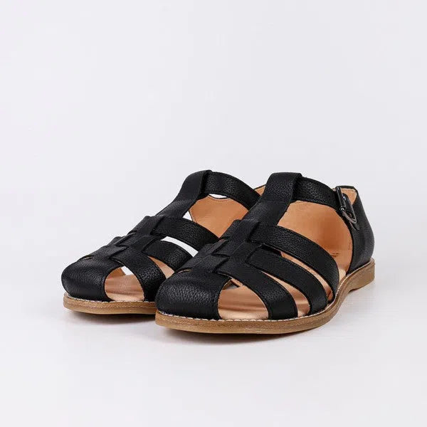 Lotta EP Black - Leder Sandale-Kavat-Schuhe-ROTATION BOUTIQUE BERLIN
