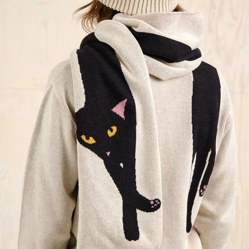 Schal Rossberga Long Cat Scarf-Dedicated-Mützen & Schals-ROTATION BOUTIQUE BERLIN
