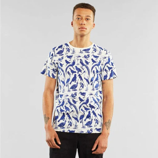Stockholm Bluebirds - T-Shirt mit Allover Print-Dedicated-T-Shirts-ROTATION BOUTIQUE