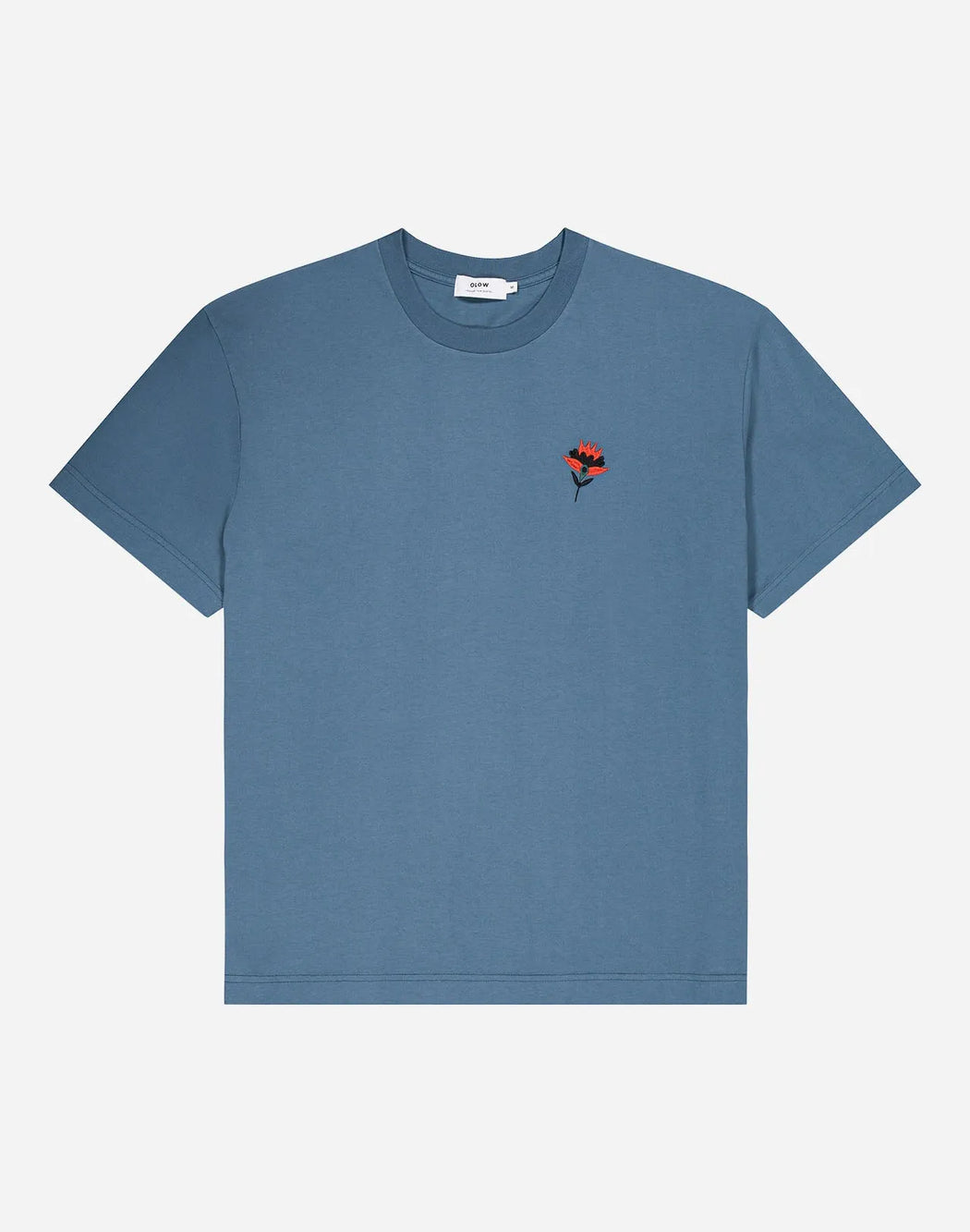 T-SHIRT BRIERE STEEL BLUE-Olow-T-Shirts-ROTATION BOUTIQUE BERLIN