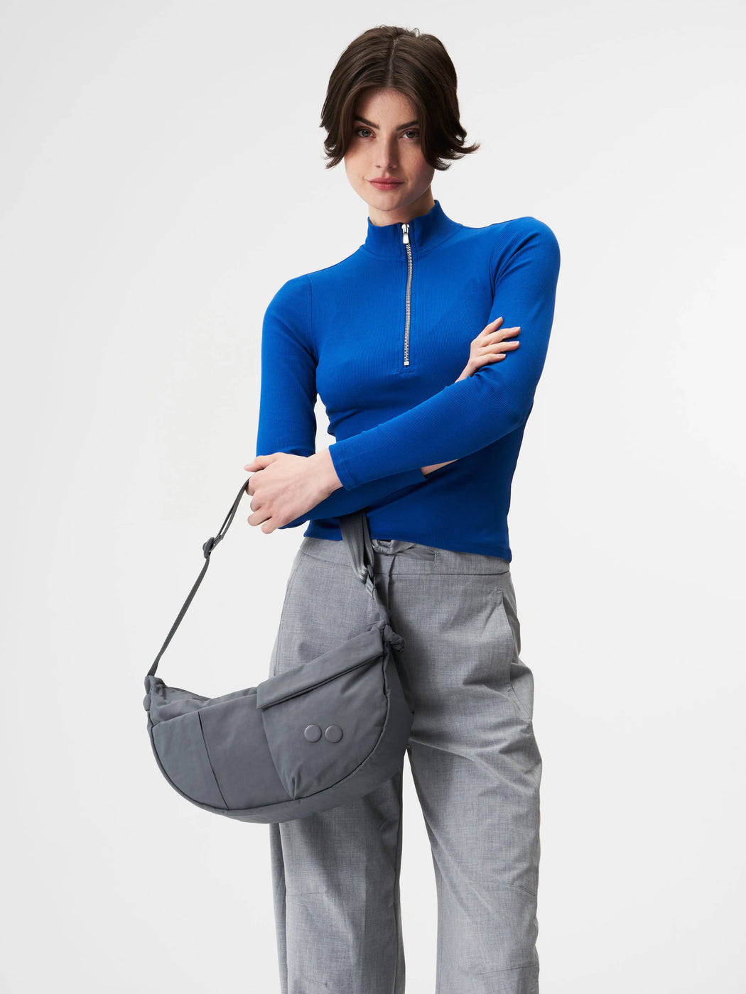 Tasche Krumm Medium Crinkle Grey-Pinqponq-p_Other Bags-ROTATION BOUTIQUE BERLIN
