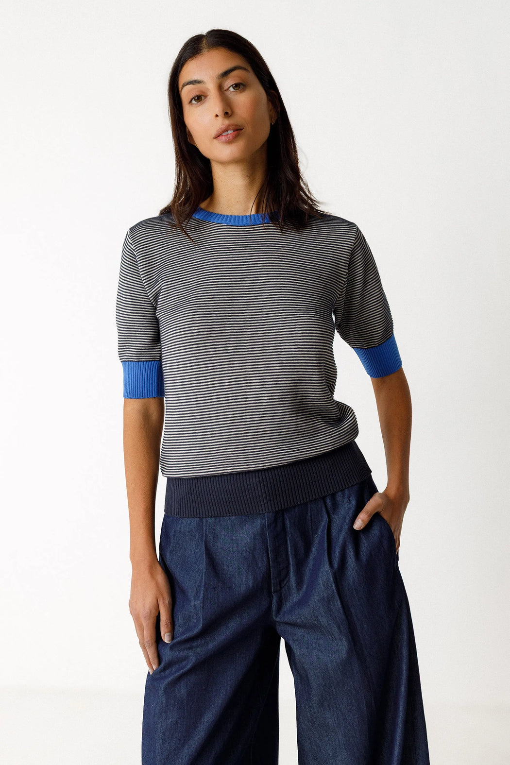 3/4 Arm Strickpullover Muike-SKFK-Pullis & Sweatshirts-ROTATION BOUTIQUE BERLIN