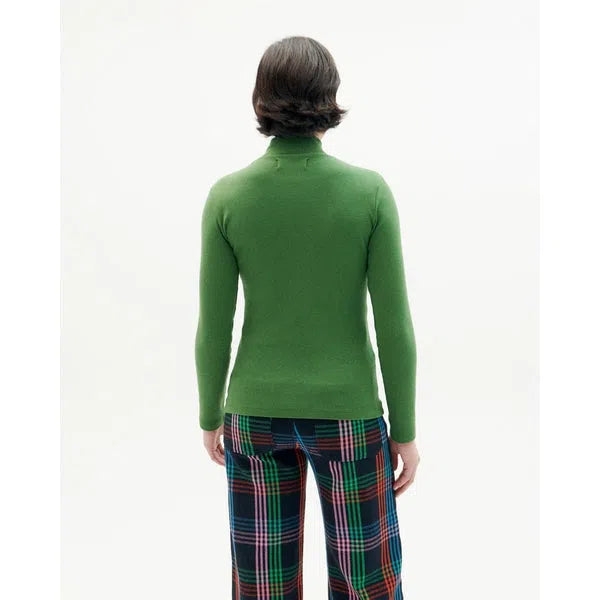 Aine Rib - Enger Turtleneck Pullover-Thinking Mu-Pullis & Sweatshirts-ROTATION BOUTIQUE