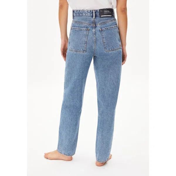 Andraa - High Waist Loose Fit Jeans