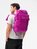 BLOK MEDIUM Crinkle Fuchsia – Nachhaltiger Rucksack mit Laptop-Fach-Pinqponq-Rucksäcke-ROTATION BOUTIQUE BERLIN