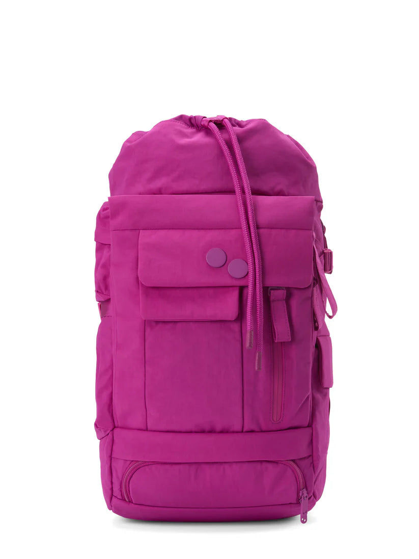 BLOK MEDIUM Crinkle Fuchsia – Nachhaltiger Rucksack mit Laptop-Fach-Pinqponq-Rucksäcke-ROTATION BOUTIQUE BERLIN