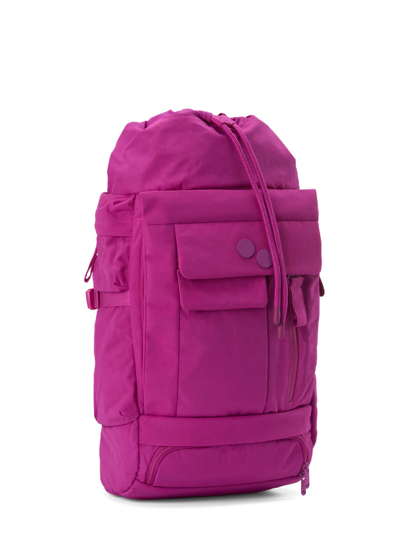 BLOK MEDIUM Crinkle Fuchsia Rucksack mit Laptop-Fach-Pinqponq-Rucksäcke-ROTATION BOUTIQUE BERLIN