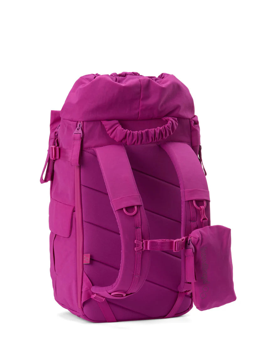 BLOK MEDIUM Crinkle Fuchsia Rucksack mit Laptop-Fach-Pinqponq-Rucksäcke-ROTATION BOUTIQUE BERLIN