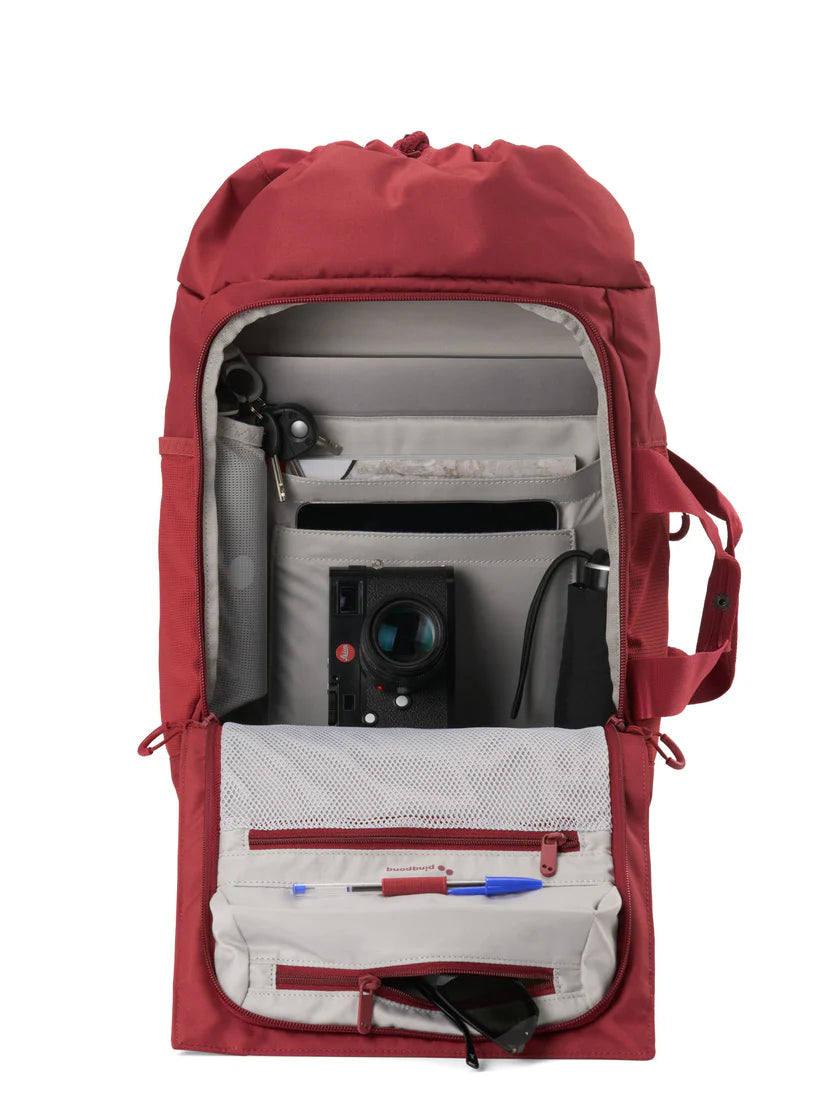 BLOK MEDIUM Siena Red Rucksack mit Laptop-Fach-Pinqponq-Rucksäcke-ROTATION BOUTIQUE BERLIN