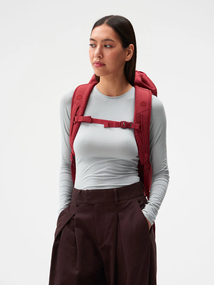BLOK MEDIUM Siena Red Rucksack mit Laptop-Fach-Pinqponq-Rucksäcke-ROTATION BOUTIQUE BERLIN