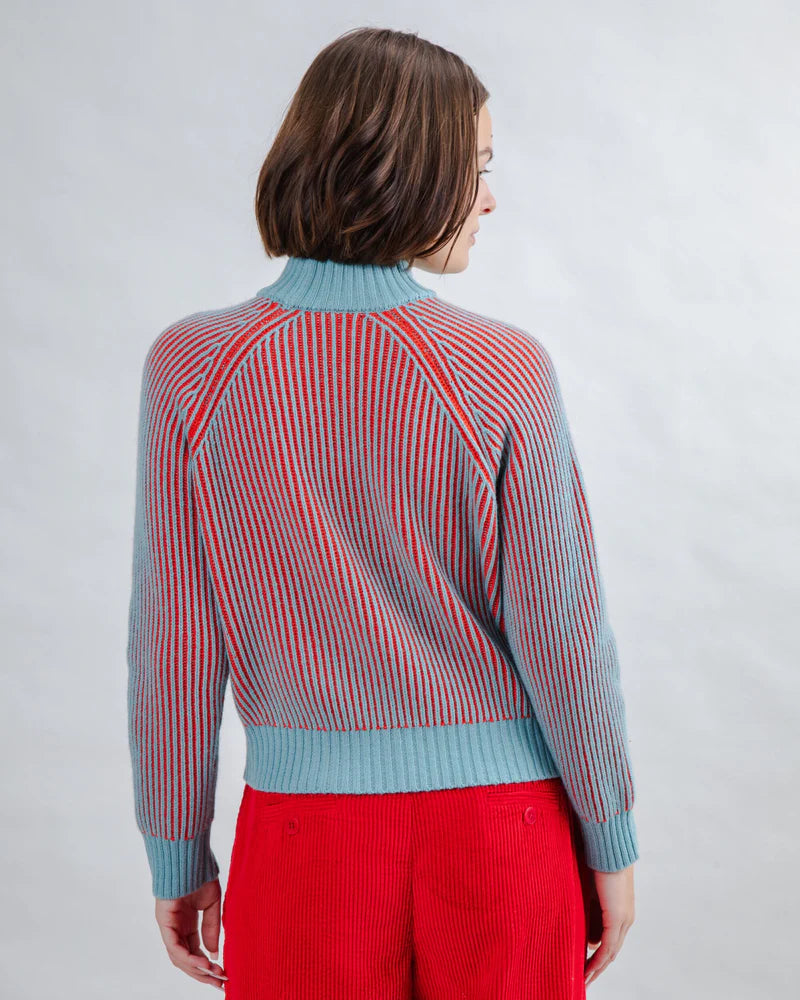 Bicolor Wool Sweater-Brava Fabrics-Pullis & Sweatshirts-ROTATION BOUTIQUE BERLIN