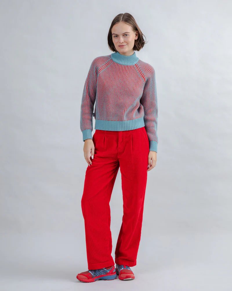 Bicolor Wool Sweater-Brava Fabrics-Pullis & Sweatshirts-ROTATION BOUTIQUE BERLIN