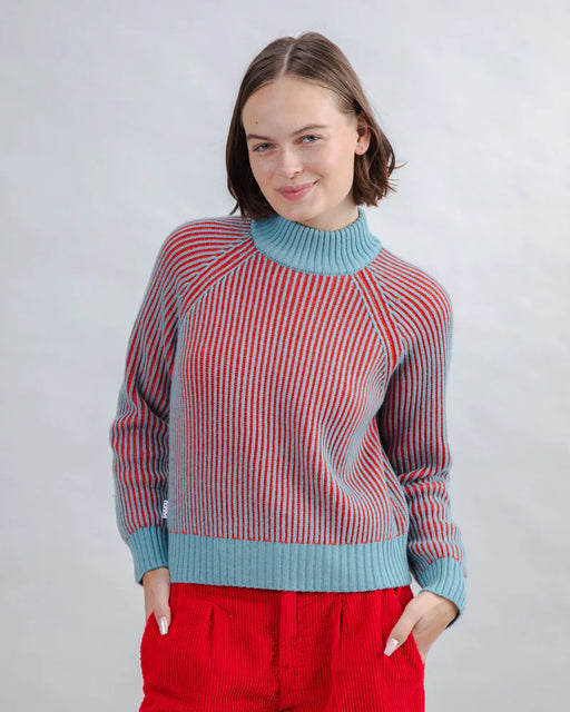 Bicolor Wool Sweater-Brava Fabrics-Pullis & Sweatshirts-ROTATION BOUTIQUE BERLIN