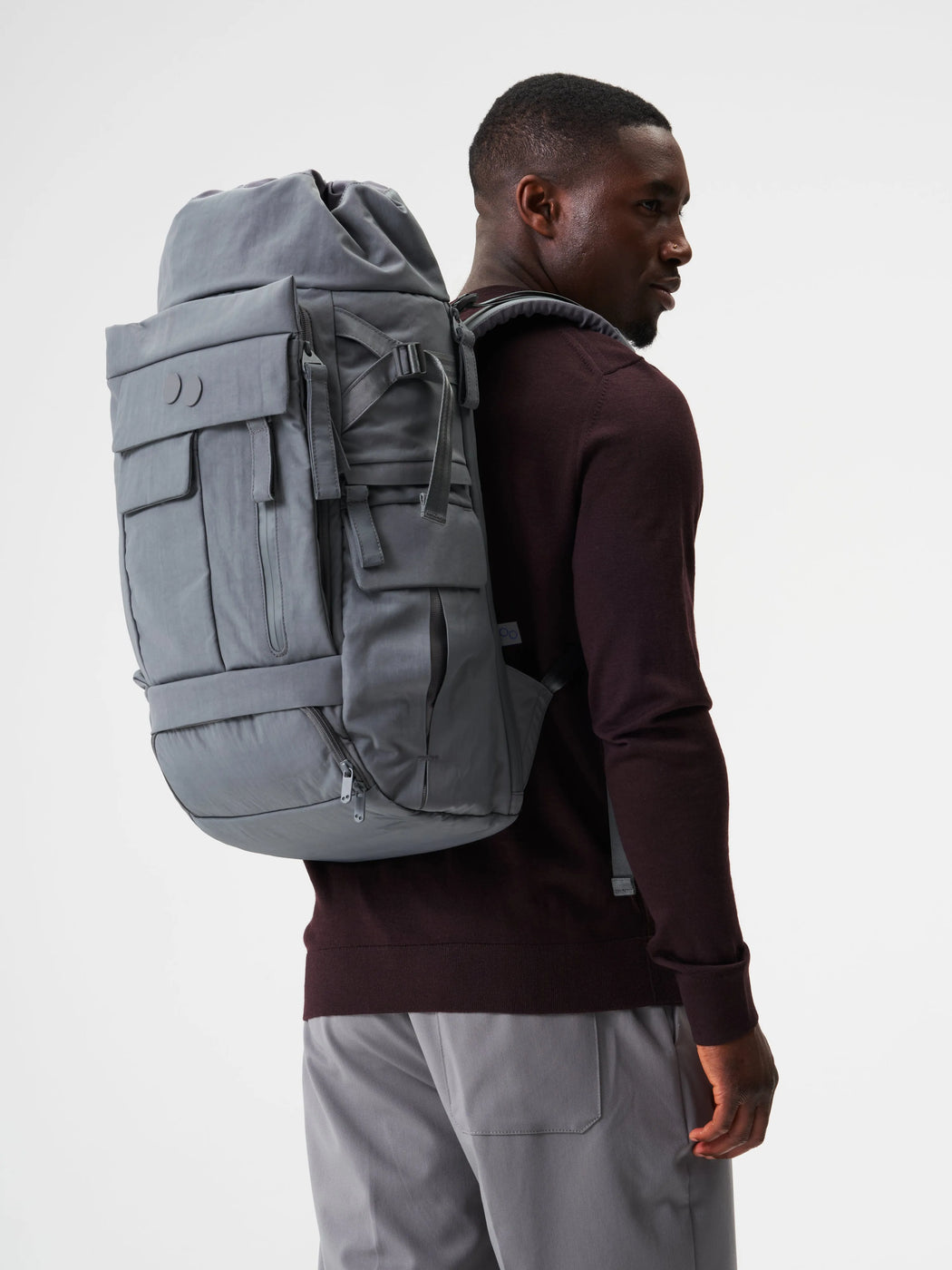 Blok Large Crinkle Grey-Pinqponq-Rucksäcke-ROTATION BOUTIQUE BERLIN