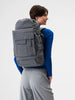 Blok Medium Crinkle Grey Rucksack-Pinqponq-Rucksäcke-ROTATION BOUTIQUE BERLIN