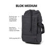 Blok Medium Deep Anthra - Rucksack-Pinqponq-Rucksäcke-ROTATION BOUTIQUE BERLIN