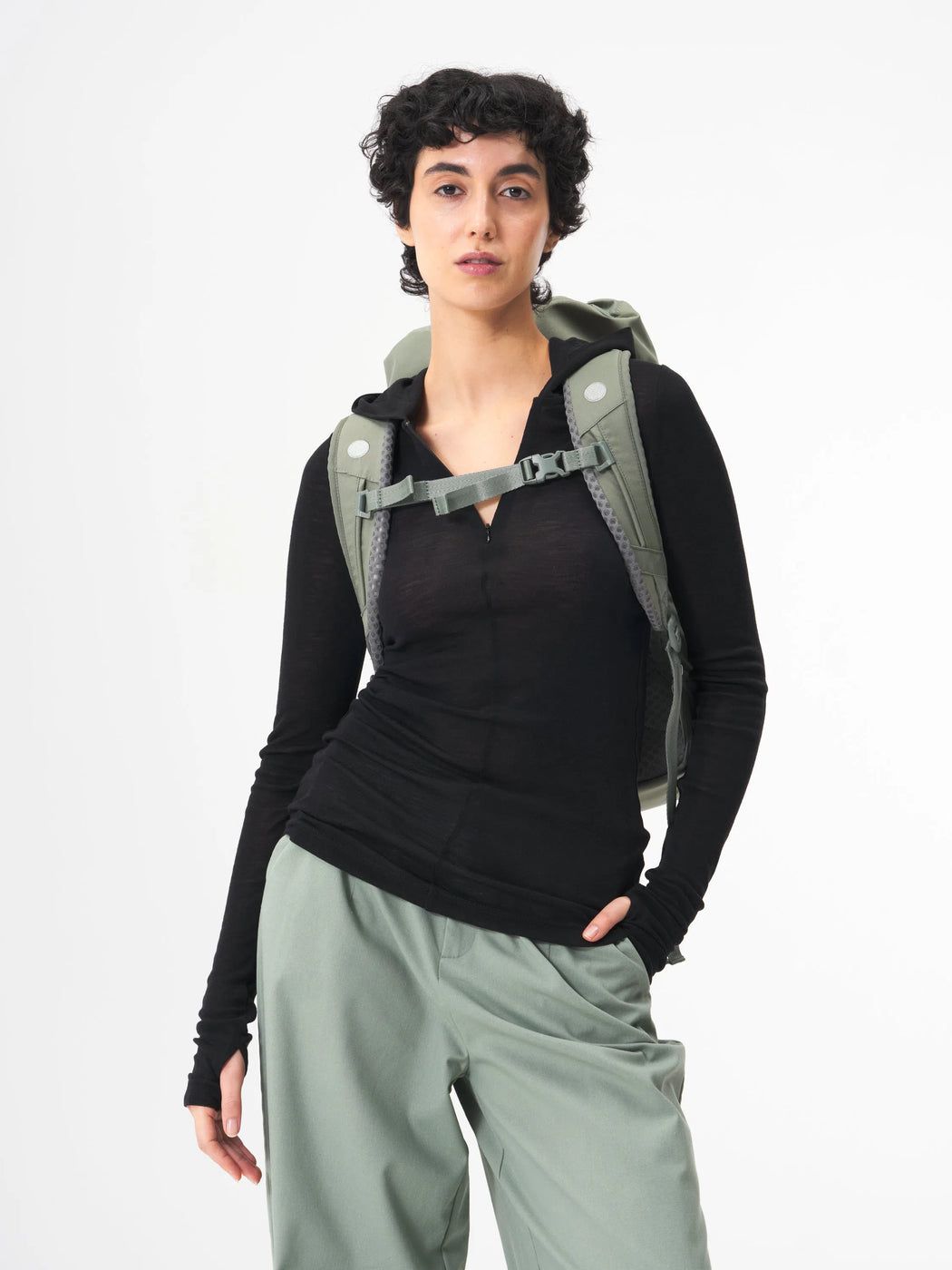 Blok Medium Desert Sage - Rucksack-Pinqponq-Rucksäcke-ROTATION BOUTIQUE BERLIN