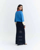 Blue Contrast Strickpullover Damen-Thinking Mu-Pullis & Sweatshirts-ROTATION BOUTIQUE BERLIN