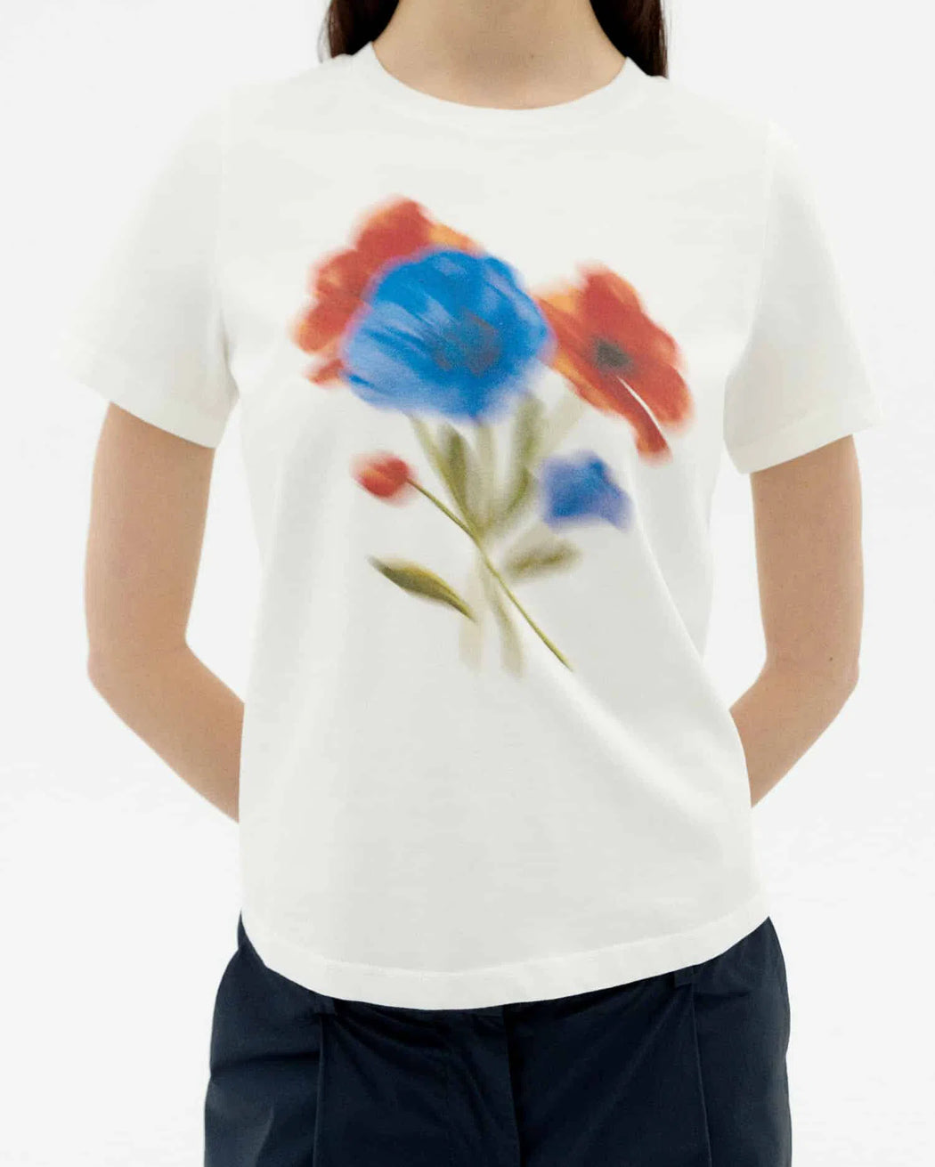 Blurry Flower - T-Shirt-Thinking Mu-T-Shirts-ROTATION BOUTIQUE BERLIN