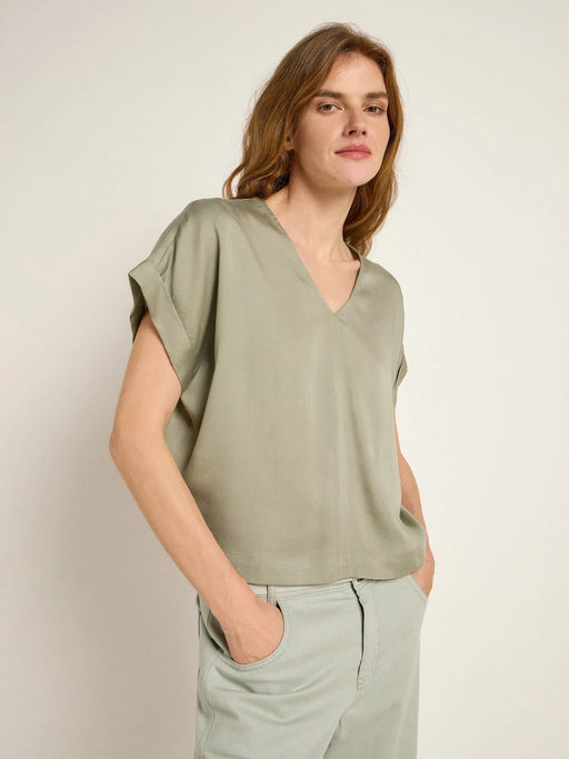 Blusenshirt aus TENCEL™-Lanius-Hemden & Blusen-ROTATION BOUTIQUE BERLIN