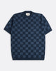 Caetano Check Knitted Top-Far Afield-T-Shirts-ROTATION BOUTIQUE BERLIN