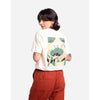 Contemplation Tee - Wide Fit T-Shirt mit Baum Stickerei und Backprint-Olow-T-Shirts-ROTATION BOUTIQUE