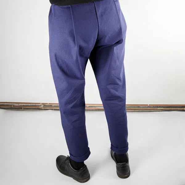Cosy Pants Blue Panama - Unisex Hose-Format Favourites-Hosen-ROTATION BOUTIQUE