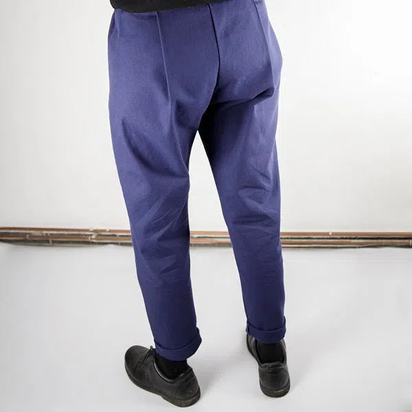 Cosy Pants Blue Panama - Unisex Hose-Format Favourites-Hosen-ROTATION BOUTIQUE BERLIN