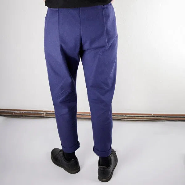 Cosy Pants Blue Panama - Unisex Hose-Format Favourites-Hosen-ROTATION BOUTIQUE BERLIN