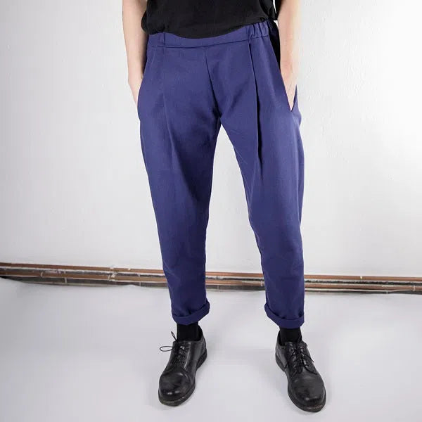 Cosy Pants Blue Panama - Unisex Hose-Format Favourites-Hosen-ROTATION BOUTIQUE BERLIN