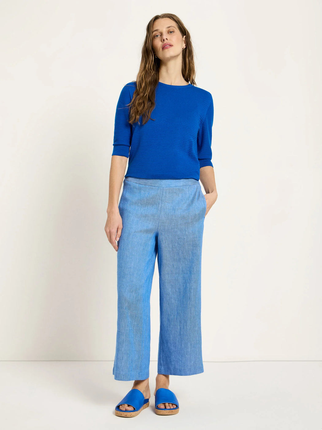 Culotte aus Leinen und Bio-Baumwolle-LANIUS-Hosen-ROTATION BOUTIQUE BERLIN