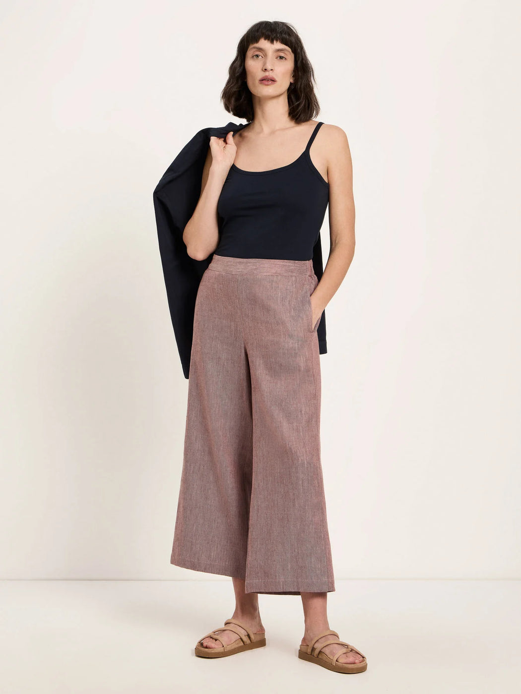Culotte aus Leinen und Bio-Baumwolle-LANIUS-Hosen-ROTATION BOUTIQUE BERLIN