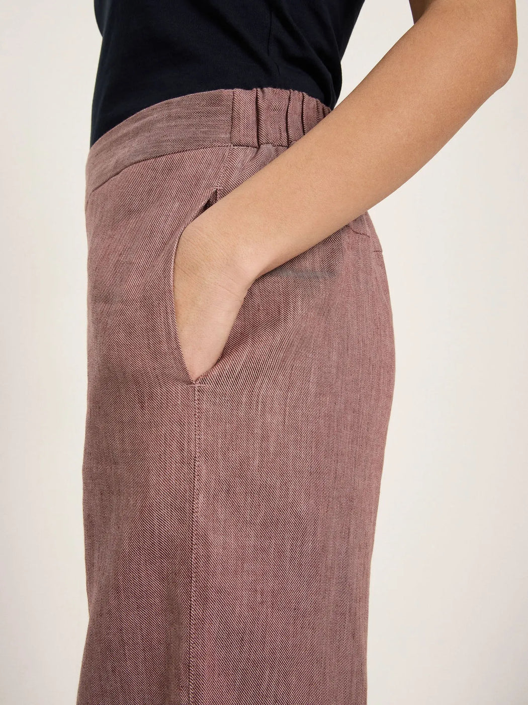 Culotte aus Leinen und Bio-Baumwolle-LANIUS-Hosen-ROTATION BOUTIQUE BERLIN