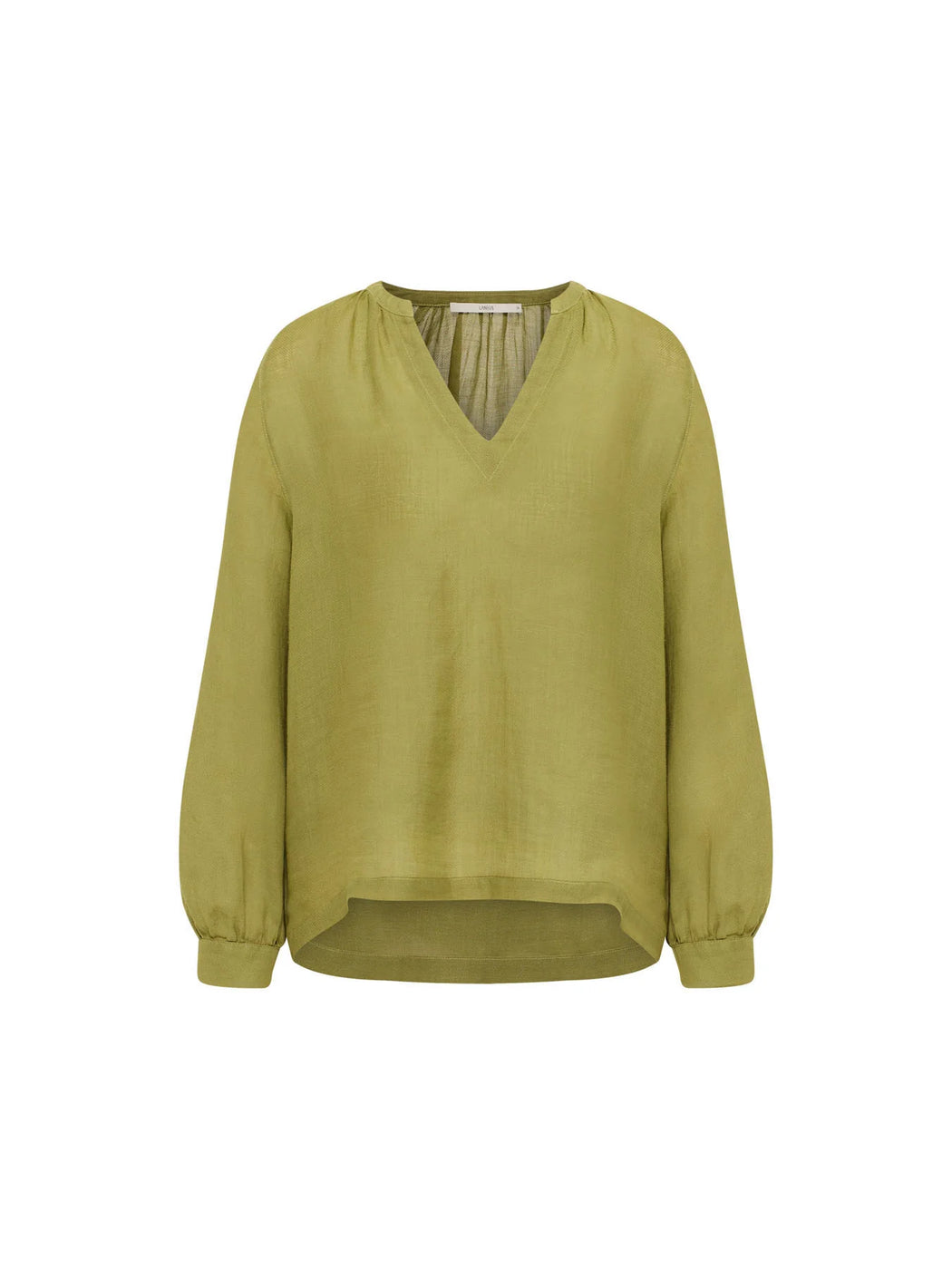 Damen 3/4 Arm Bluse aus Ramie-LANIUS-Hemden & Blusen-ROTATION BOUTIQUE BERLIN