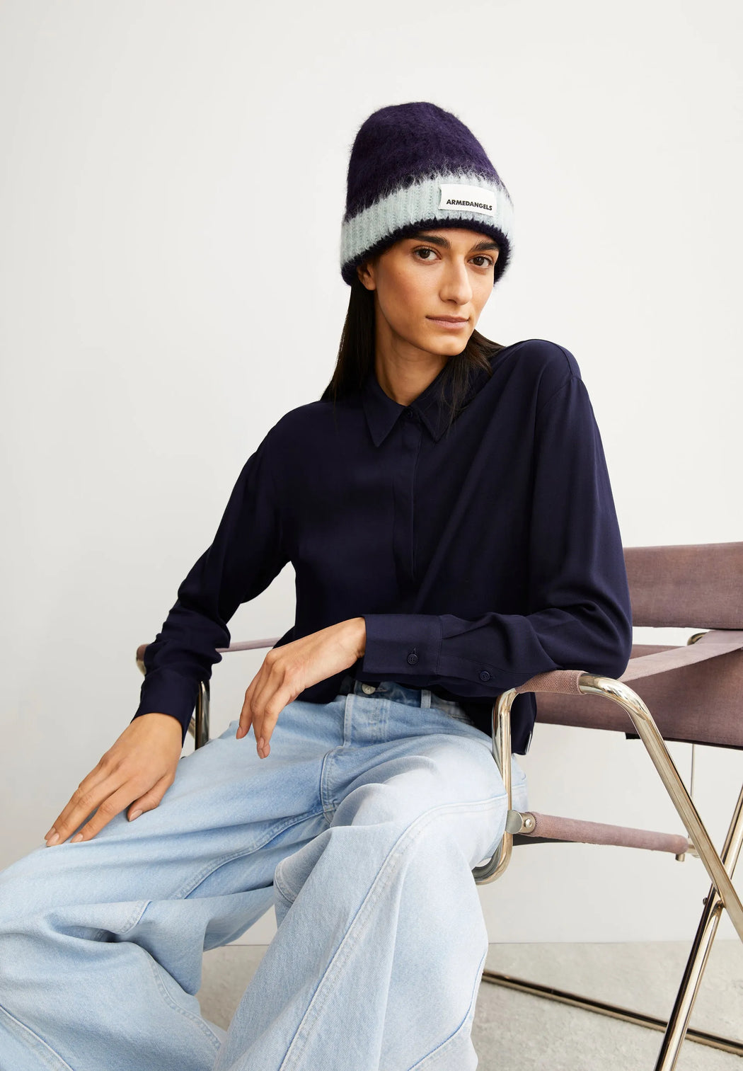 Damen Longsleeve Bluse Larisaana-Armedangels-Hemden & Blusen-ROTATION BOUTIQUE BERLIN