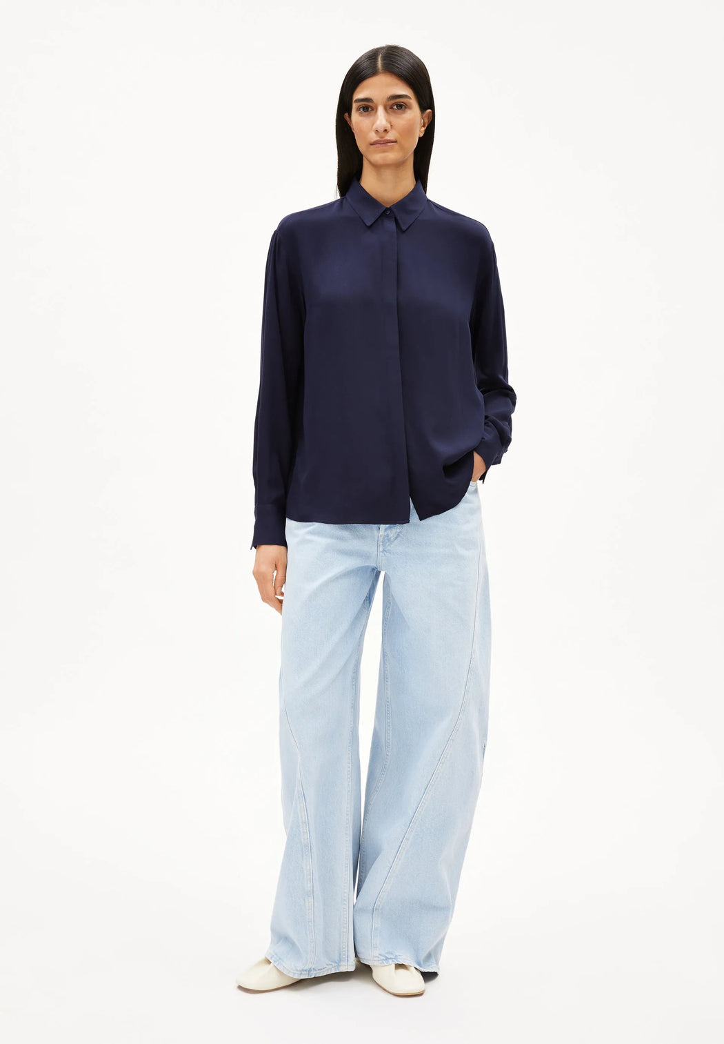 Damen Longsleeve Bluse Larisaana-Armedangels-Hemden & Blusen-ROTATION BOUTIQUE BERLIN