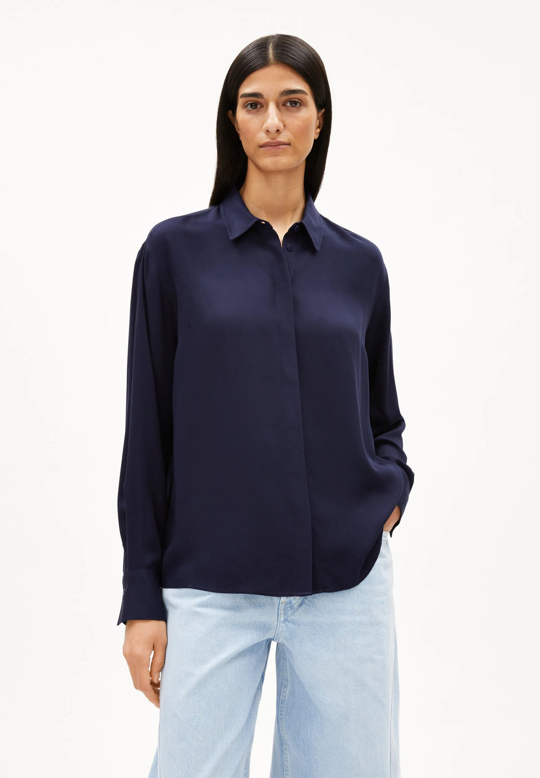 Damen Longsleeve Bluse Larisaana-Armedangels-Hemden & Blusen-ROTATION BOUTIQUE BERLIN