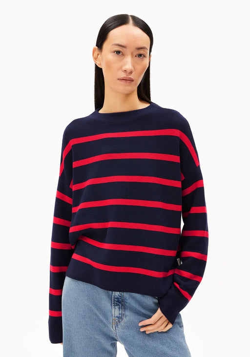 Damen Streifen Strickpullover Merinaa-Armedangels-Pullis & Sweatshirts-ROTATION BOUTIQUE BERLIN