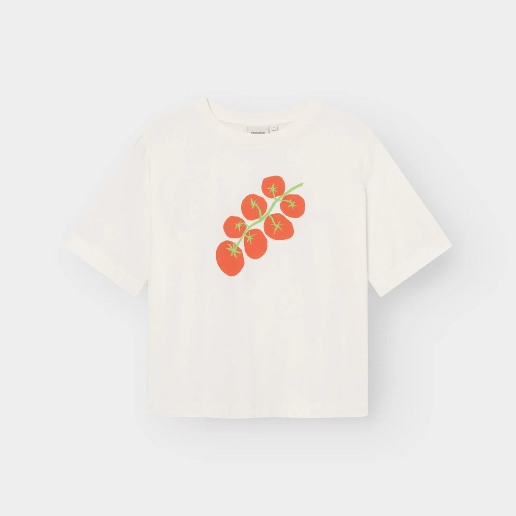 Damen T-Shirt Vadstena Tomato-Dedicated-T-Shirts-ROTATION BOUTIQUE BERLIN