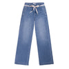 Dew Flared Soft Denim - French Pocket - Medium Blue-Dawn Denim-Hosen-ROTATION BOUTIQUE BERLIN