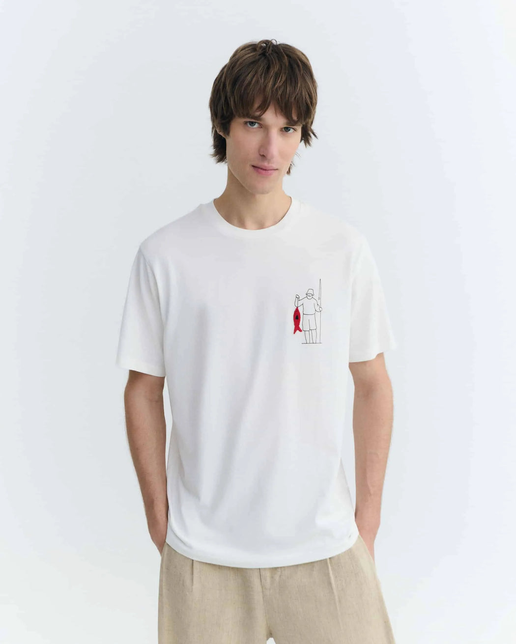 Fisherman T-Shirt Herren-Thinking Mu-T-Shirts-ROTATION BOUTIQUE BERLIN