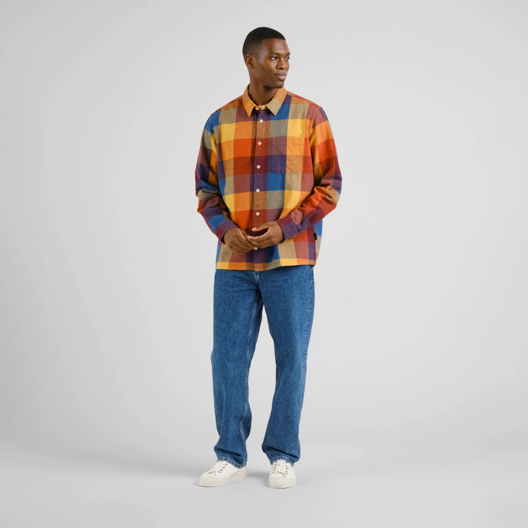 Flanellhemd RUTE CHECK-Dedicated-Hemden & Blusen-ROTATION BOUTIQUE BERLIN