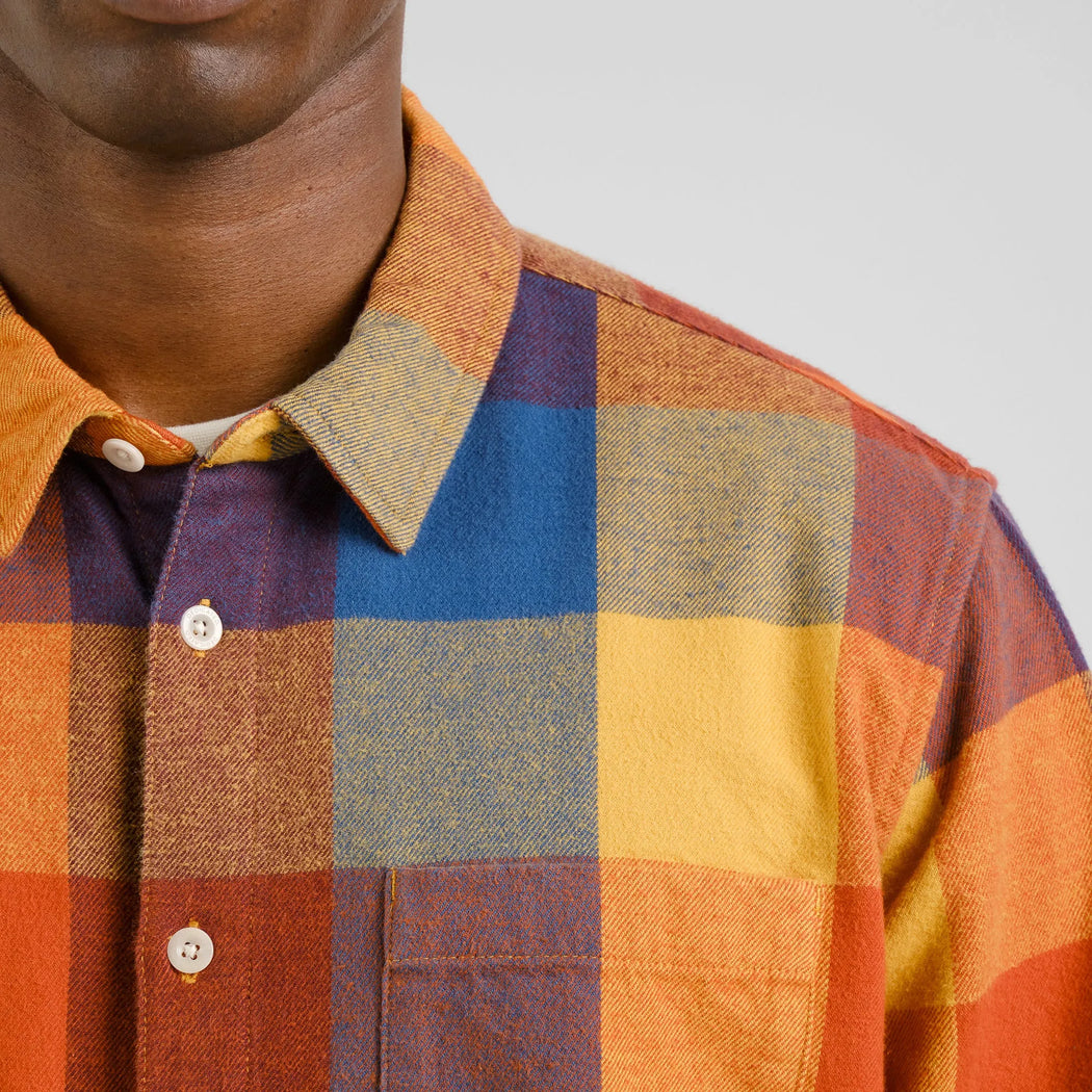 Flanellhemd RUTE CHECK-Dedicated-Hemden & Blusen-ROTATION BOUTIQUE BERLIN