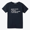 Good Music Dark Navy - T-Shirt-Airbag Craftworks-T-Shirts-ROTATION BOUTIQUE BERLIN