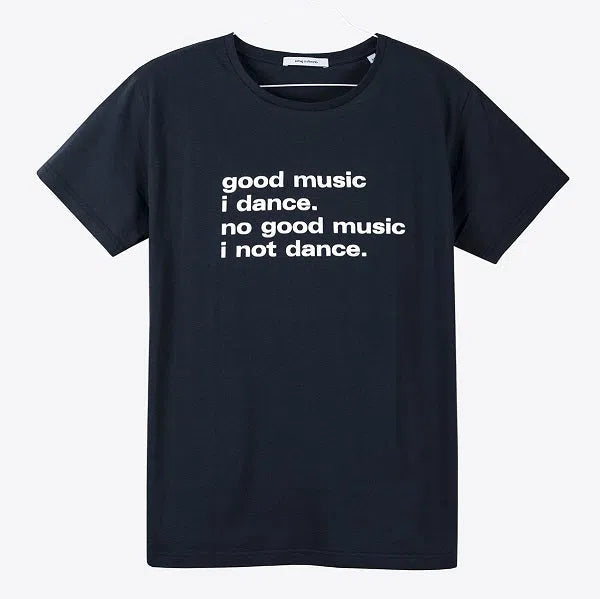 Good Music Dark Navy - T-Shirt-Airbag Craftworks-T-Shirts-ROTATION BOUTIQUE BERLIN