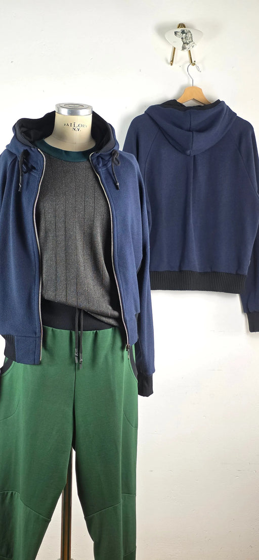 HOODY JACKET BETTY 1007-Herb-Pullis & Sweatshirts-ROTATION BOUTIQUE BERLIN